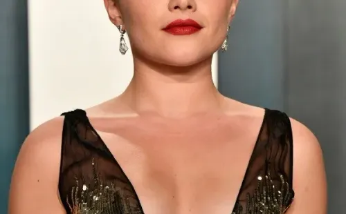 Florence Pugh, involucrada en el escándalo con Olivia Wilde (Getty).