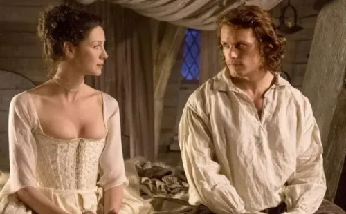 Jamie y Claire el día de su casamiento. Foto: (IMDB)