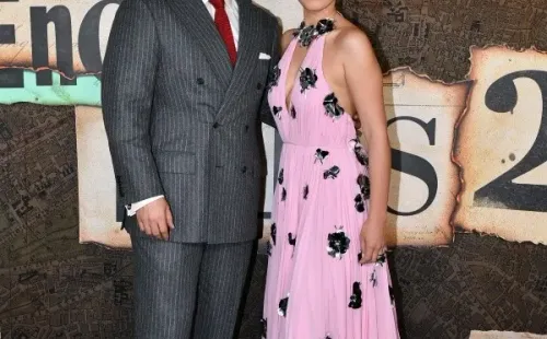 Millie Bobby Brown y Henry Cavill. Foto: (Getty)