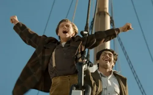 Leonardo DiCaprio en Titanic. Foto: (IMDB)