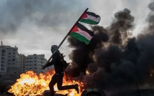 Violentas protestas en Palestina (Getty Images)