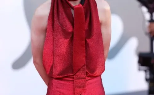 Timothée Chalamet en el Festival Internacional de Cine de Venecia (Getty).