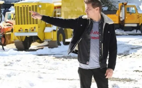 Jeremy Renner en la nieve en noviembre de 2022. Foto: (@jeremyrenner)