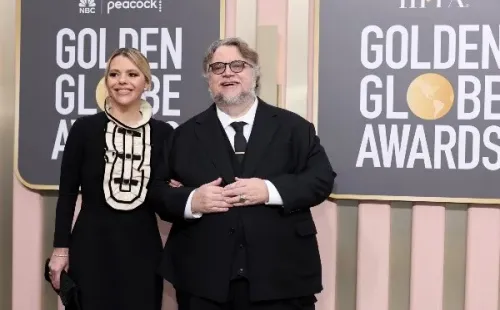 Guillermo del Toro y Kim Morgan. Foto: (Getty)