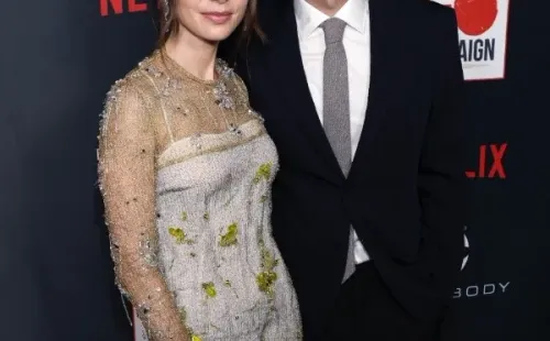 Lily Collins y Charlie McDowell (Getty).