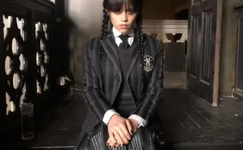 Jenna Ortega en Merlina. Foto: (Netflix)