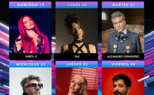La grilla del Festival Internacional de la Canción de Viña del Mar (Star+).