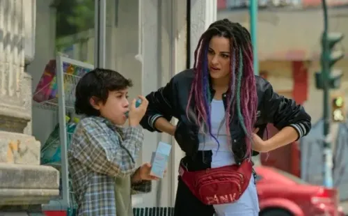 Maite Perroni en la piel de Tamara. Foto: (Netflix)