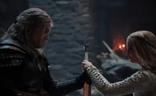 Ciri y Geralt de Rivia. Foto: (Netflix)