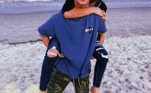 Jacob Sartorius y Millie Bobby Brown. Foto: (Instagram)