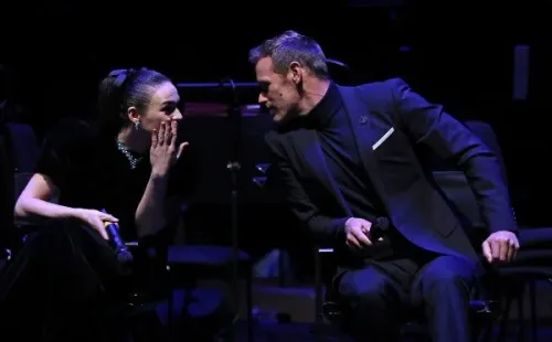 Sam Heughan y Sophie Skelton. Foto: (Getty)