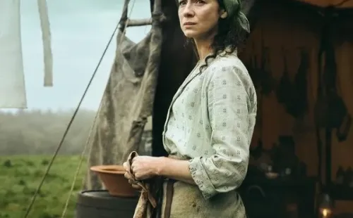 Caitriona Balfe en la temporada 7. Foto: (Starz)