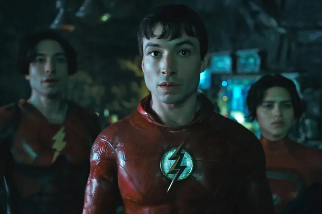 Ezra Miller como Flash en el próximo título del DCEU. (Warner Bros.)