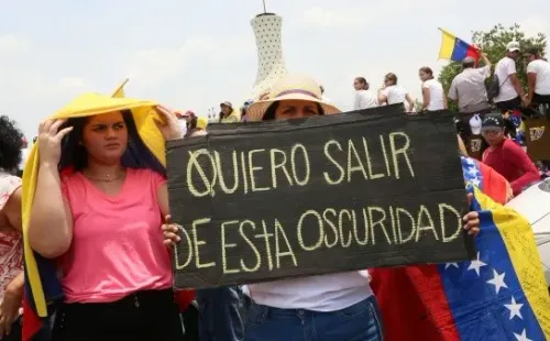 La gente se manifiesta ante el crecimiento de los delitos y los homicidios (Getty Images)