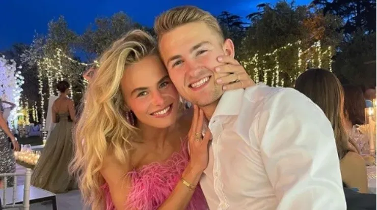 Annekee Molenaar con Matthijs de Ligt