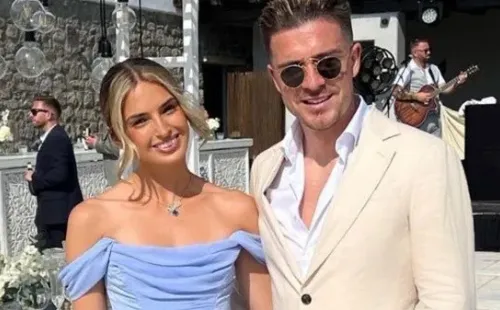 Sasha Attwood y Jack Grealish