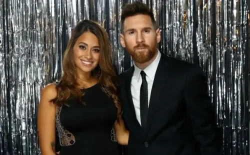 Antonela Roccuzzo y Lionel Messi