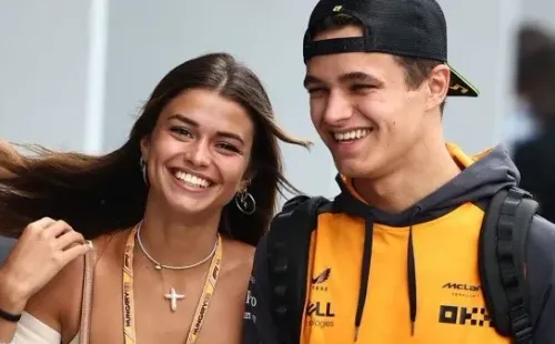 El amor irrumpió de golpe en la vida de los ascendentes Lando Norris y Luisinha Oliveira (Marca)