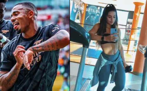 Después de una breve separación, Gabriel Jesús y Raiane volvieron a apostar a la pareja (FB/IG)