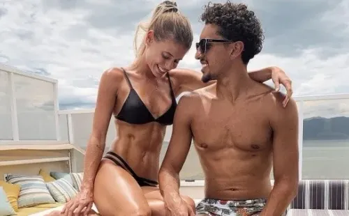 Un mensaje por las redes despertó el amor entre Carol y Marquinhos (Instagram)