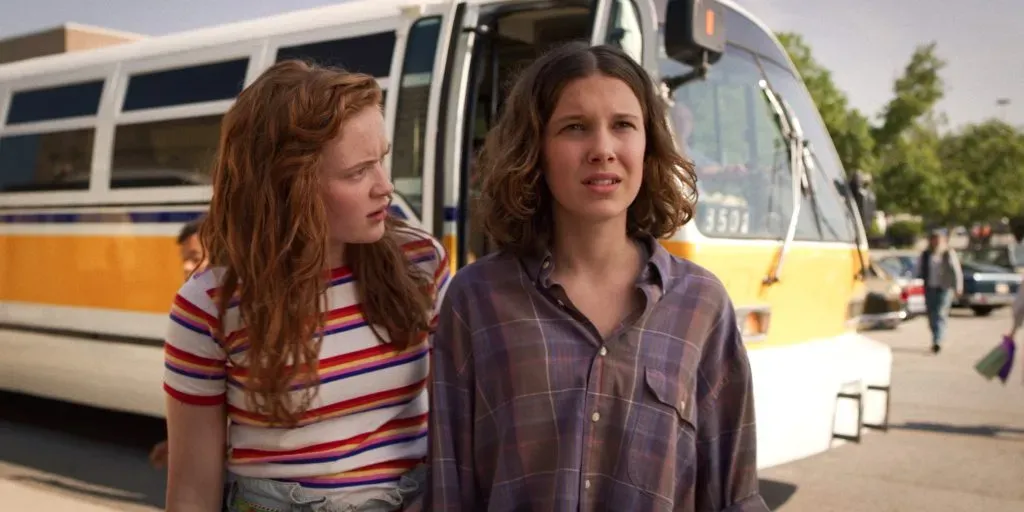Sadie Sink y Millie Bobby Brown. (IMDb)