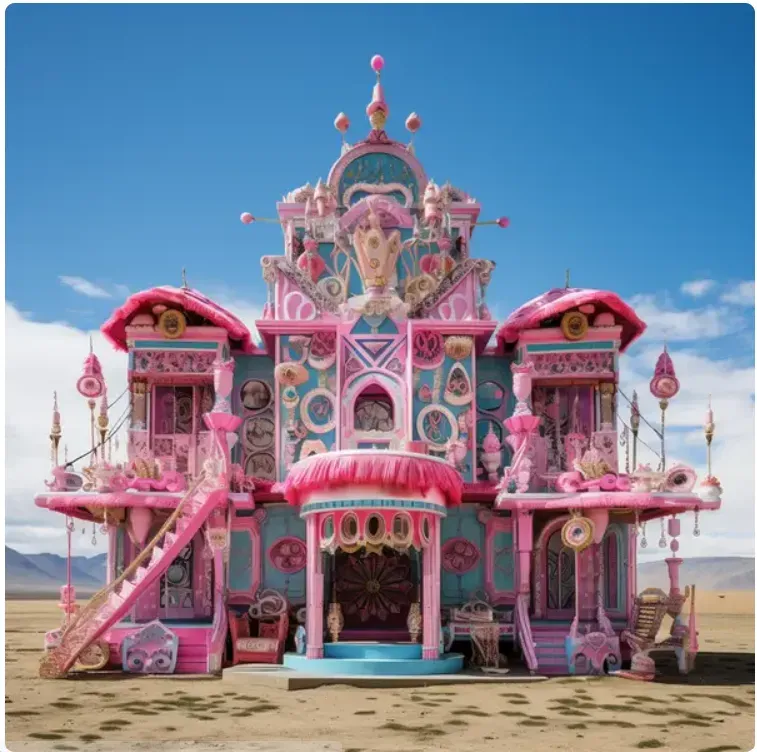 Así sería el hogar de Barbie si estuviera en Mongolia. Imagen: Buzzfeed.