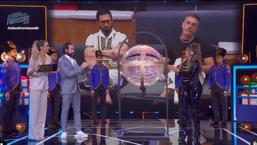 Sorteo para el número en el que estaría oculto el pase de finalista (Instagram @lacasadelosfamososmx)