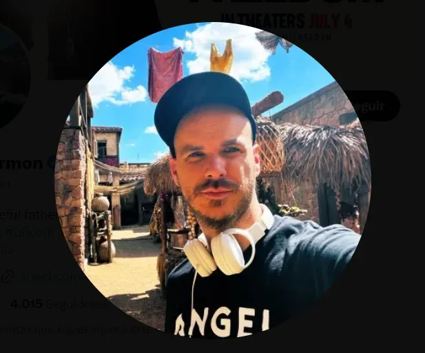 Él es Jeffrey Harmon, cofundador de Angel Studios. Imagen: @JeffreyHarmon.