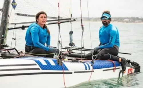 El agua los unió a Mariana y Pablo.
