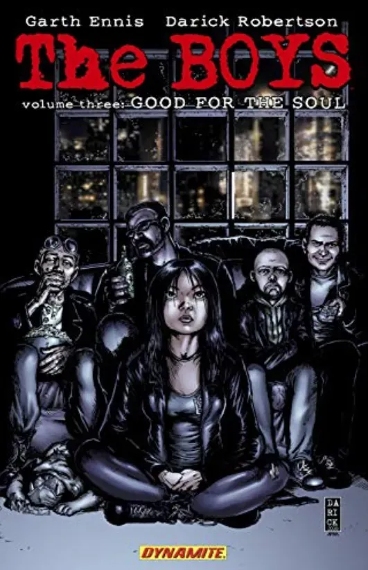 Así es como lucen los protagonistas de The Boys en su comic original. Imagen: Amazon.com.mx.