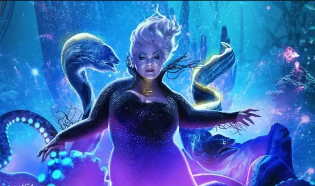 Melissa McCarthy, que interpreta a Úrsula, la villana de La Sirenita. (Disney+)