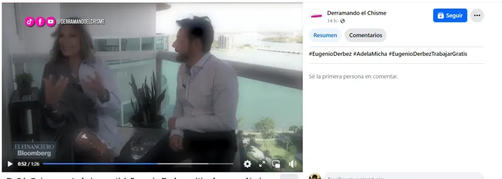 Este es el fragmento de video que se hizo viral de nuevo, a 5 años de haberse lanzado. Imagen: Derramando el Chisme.