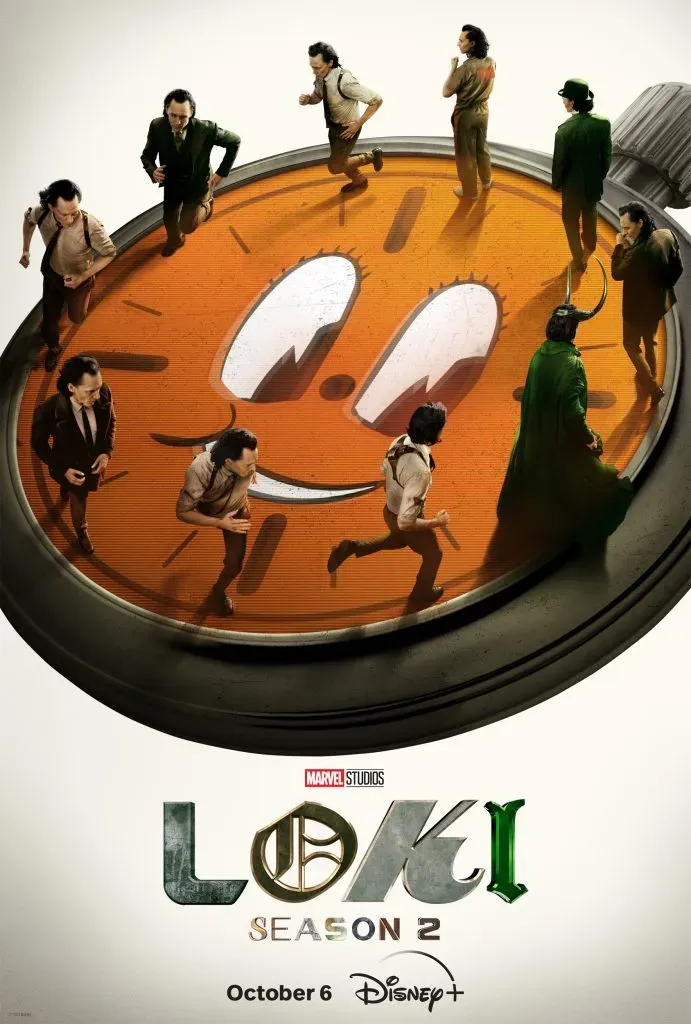 Uno de los afiches oficiales de la segunda temporada de Loki.