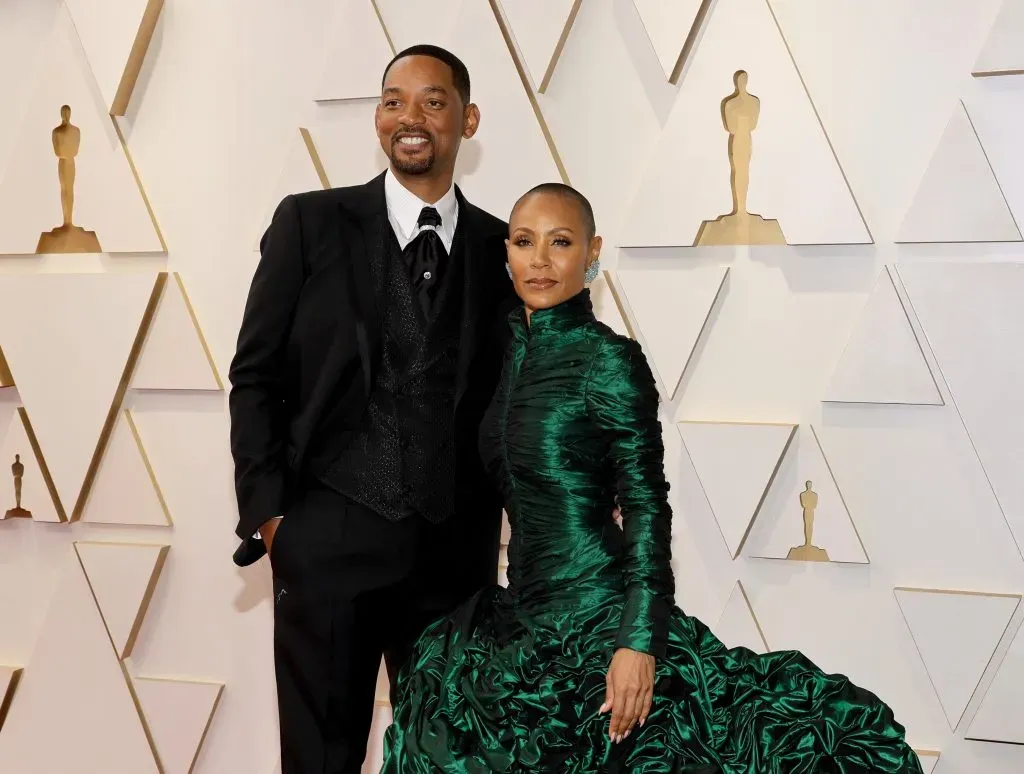 Imagen de la alfombra roja de los premios Oscar de 2022, cuando Will Smith y Jada Pinkett Smith desfilaron en ella antes del incidente con Chris Rock. Imagen: Getty Images.