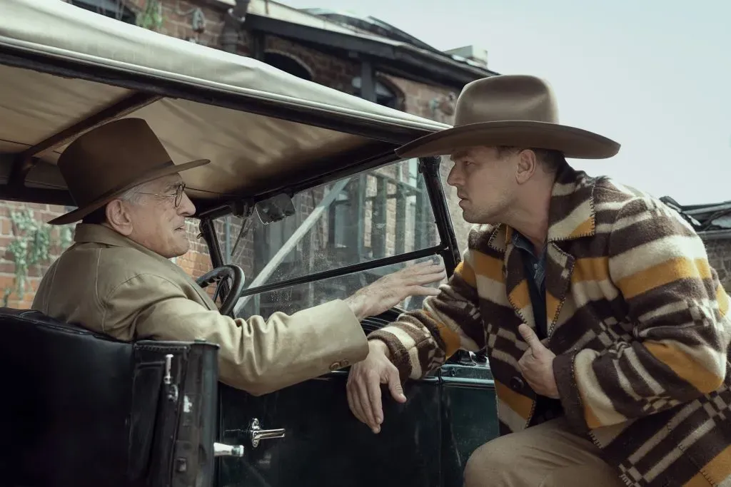 Robert De Niro y Leonardo Di Caprio en Los Asesinos de la Luna.