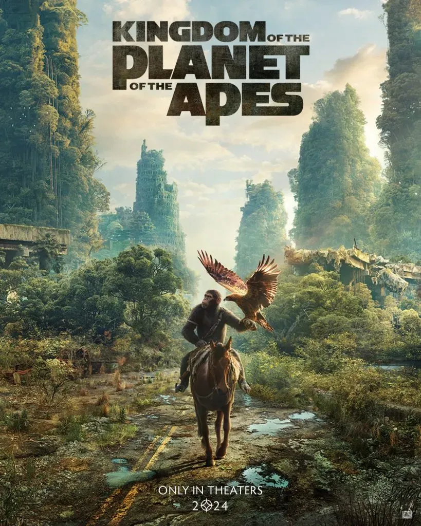 El primer afiche oficial de Kingdom of the Planet of the Apes.