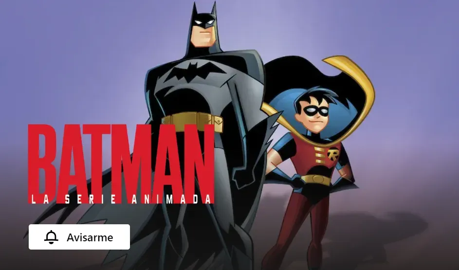 Netflix contará con Batman: La serie animada muy pronto en su catálogo. Imagen: Netflix.