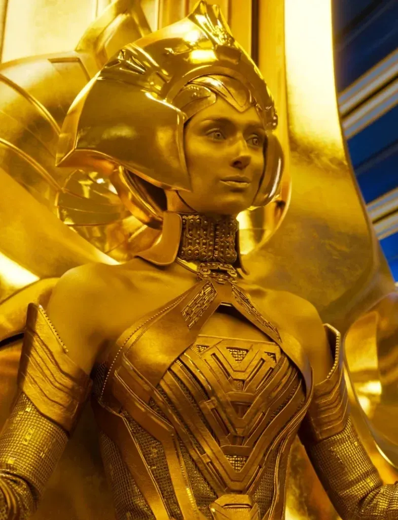 Elizabeth Debicki como Ayesha en Marvel.