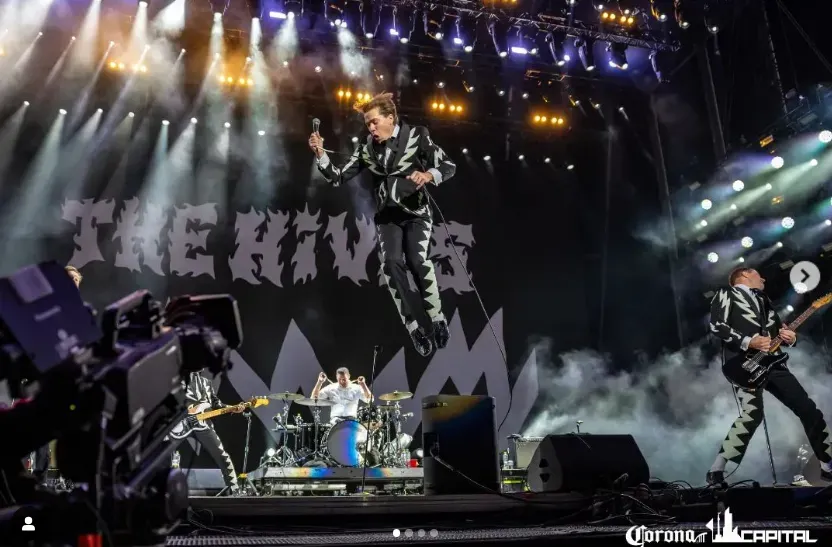 The Hives reventaron el escenario Corona la noche de este 17 de noviembre. Imagen: @coronacapital.