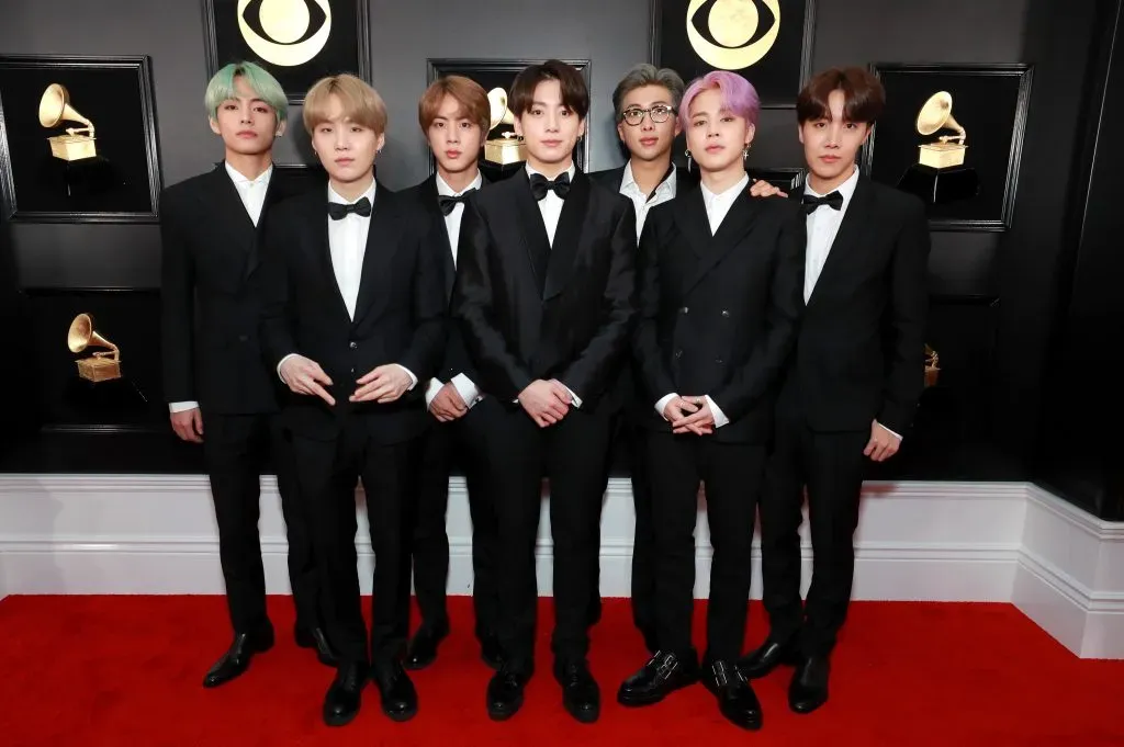 Namjoon, Taehyung, Jimin y Jungkoo de BTS deberán hacer el servicio militar (Photo by Rich Fury/Getty Images for The Recording Academy).