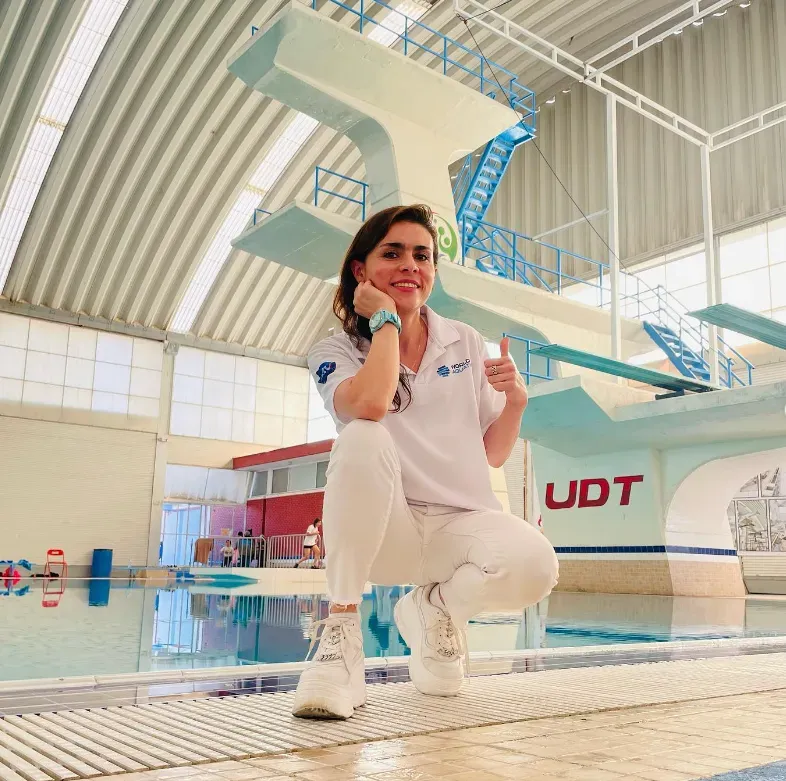 Ella es Azul Almazán, cuya historia fue llevada al cine por la cineasta Lucía Puenzo. Imagen: @azulalmazanoly.