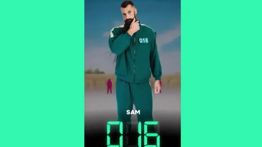 Sam es el jugador 106, finalista de 'El juego del calamar: El desafío'