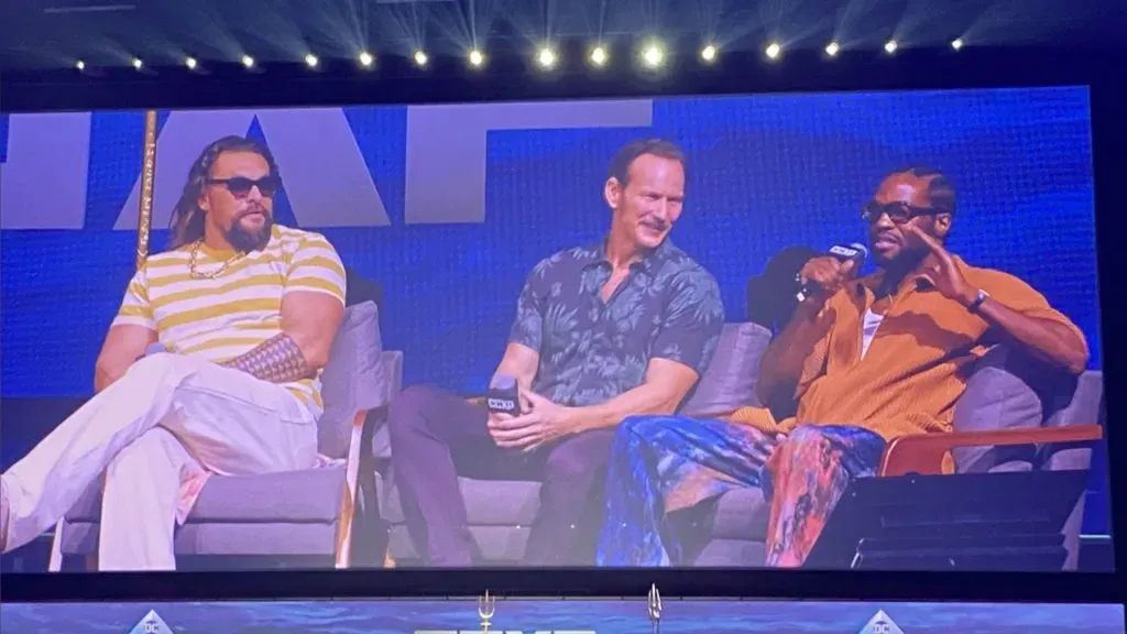 Panel de 'Aquaman y el reino perdido' en la CCXP