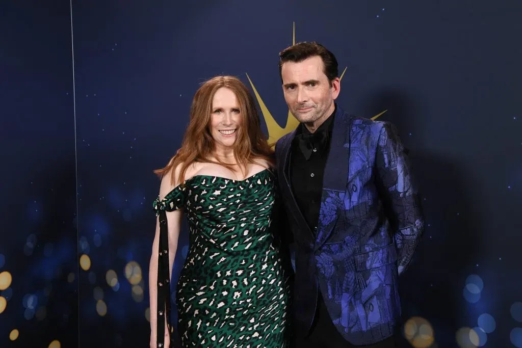 Luego de haber estado juntos en Doctor Who, Catherine Tate y David Tennant se volvieron grandes amigos. Imagen: Getty Images.