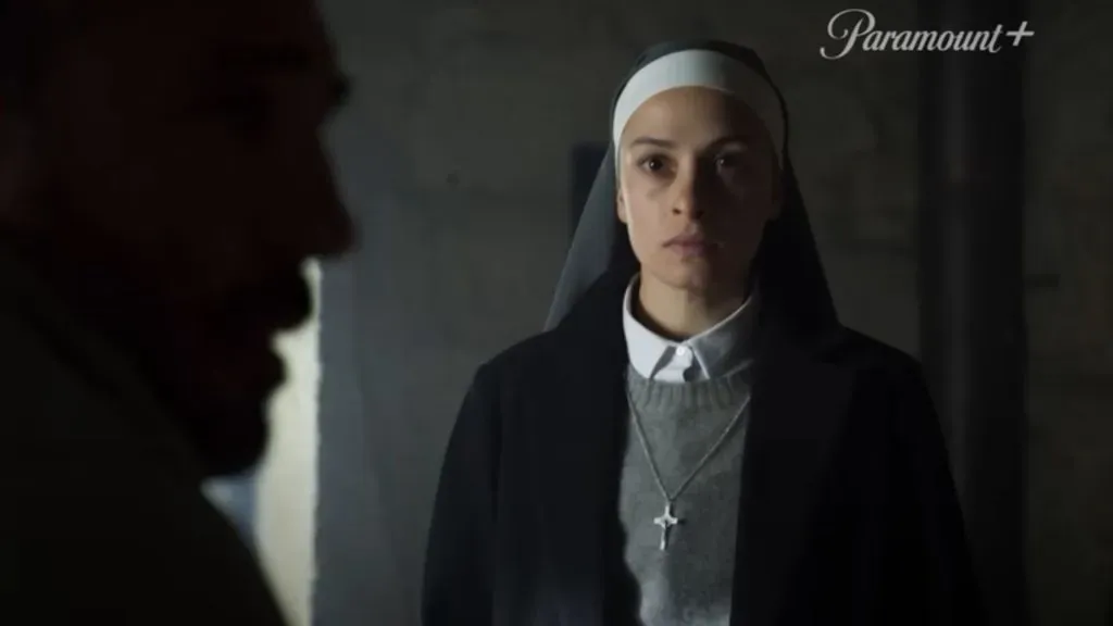 Sor Emilia tiene un papel mucho más importante en la segunda temporada de la serie. Imagen: @paramountplusmx.