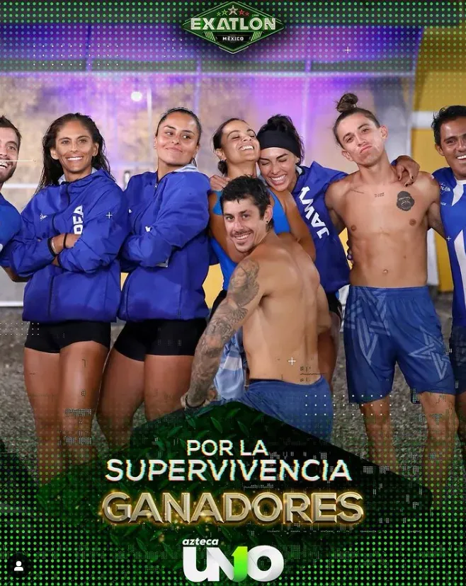 Los Azules se llevarían La Supervivencia, según varios sitios de spoilers. Imagen: @exatlonmx.