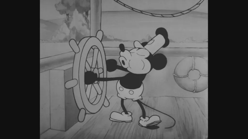 La primera animación de Mickey. (IMDb)