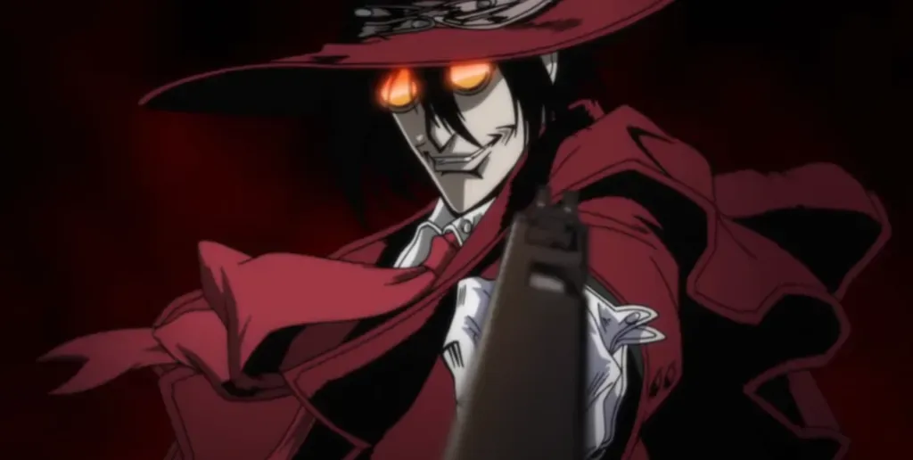 Esta es la imagen que tiene el personaje de Alucard, y que es la misma que tendría Keanu Reeves si decide participar en la adaptación. Imagen: @crunchyrollstoreau.