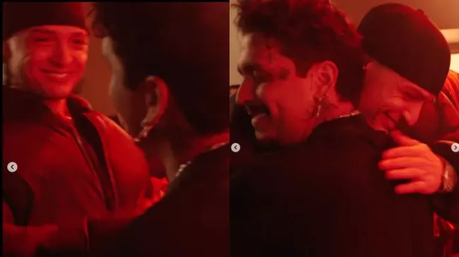 Christian Nodal y Peso Pluma juntos (Instagram @nodal)