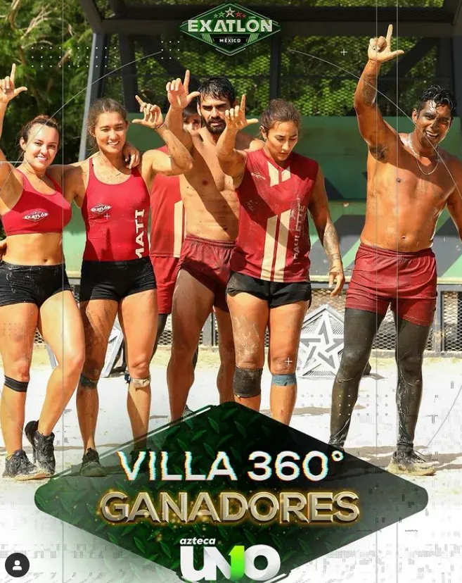 Los Rojos le dedicaron su triunfo a Pato, cuyo estado de salud todavía es un enigma. Imagen: @exatlonmx.